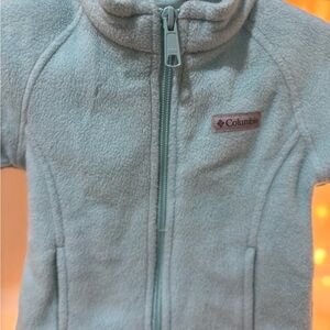 Columbia Soft Blue Fleece Jacket 6-12M